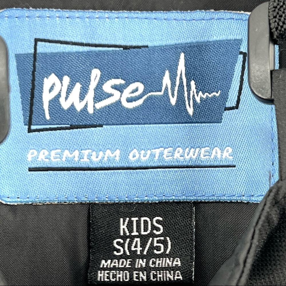 Pulse Premium Outerwear Girls' Zip Snow Bib - S (4-5) - Picture 4 of 6
